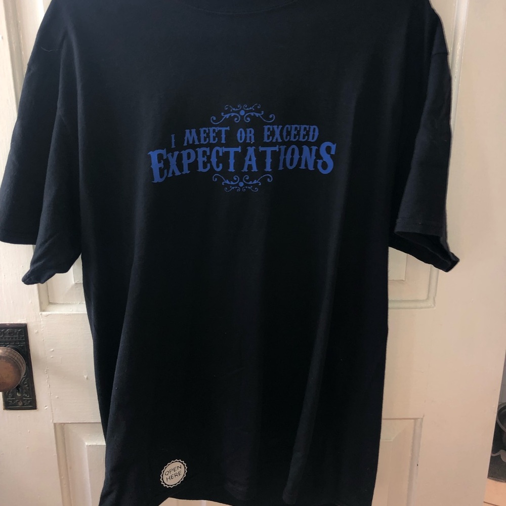 Men’s T-shirt with bottle opener attached! Large